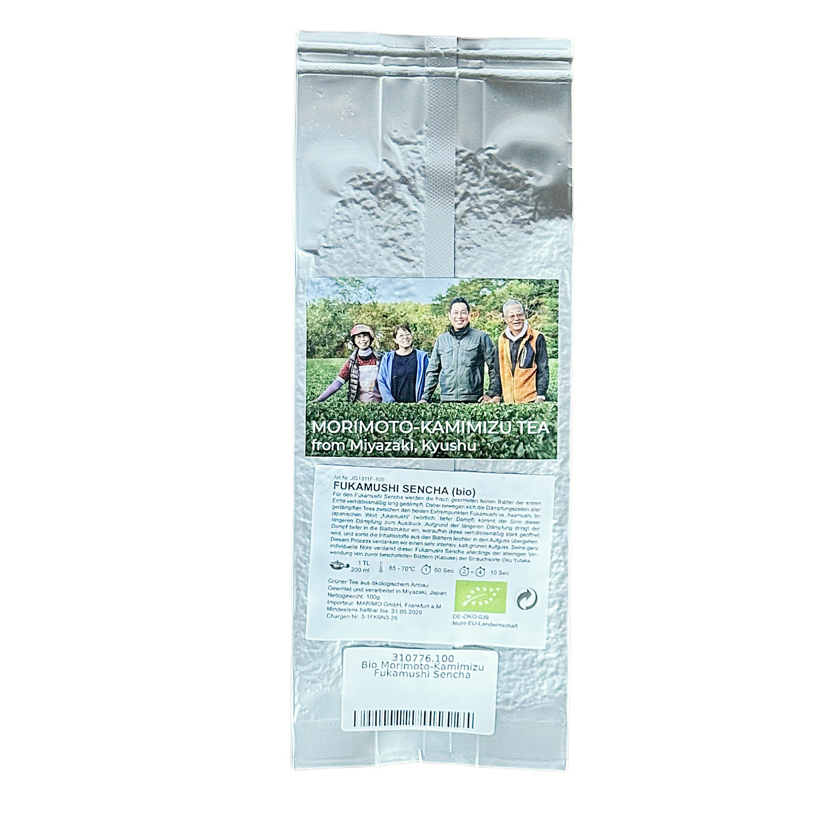 Bio Morimoto-Kamimizu Fukamushi Sencha