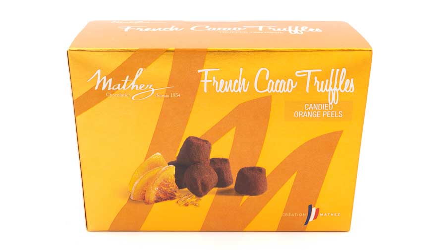 Mathez Schokoladentrüffel mit Orange