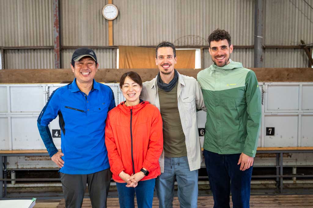 Familie_Kamimizu_Teereise2024 Bio Kami-no-en Sankai Roji Sencha