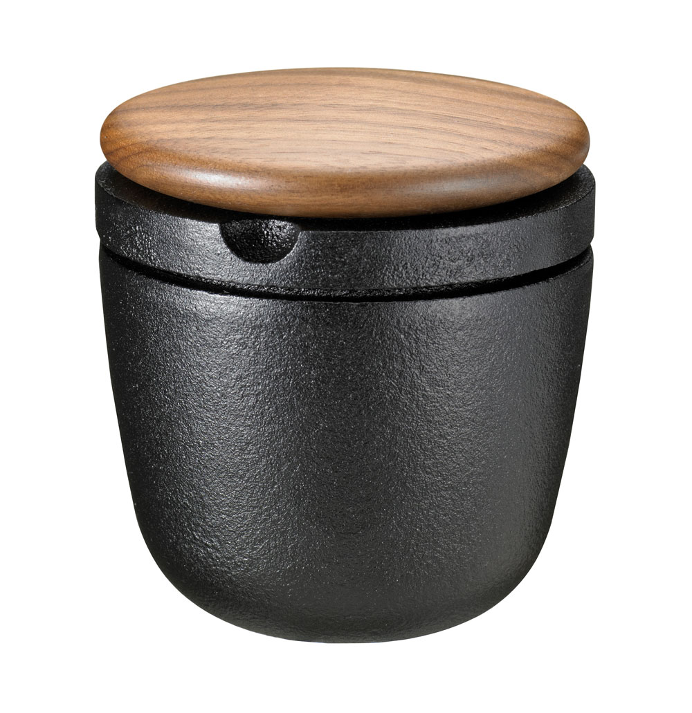 0071V-Swing-spice-grinder-walnut-lid_ Skeppshult "Swing" Kräuter-Pfeffermühle mit Walnussdeckel