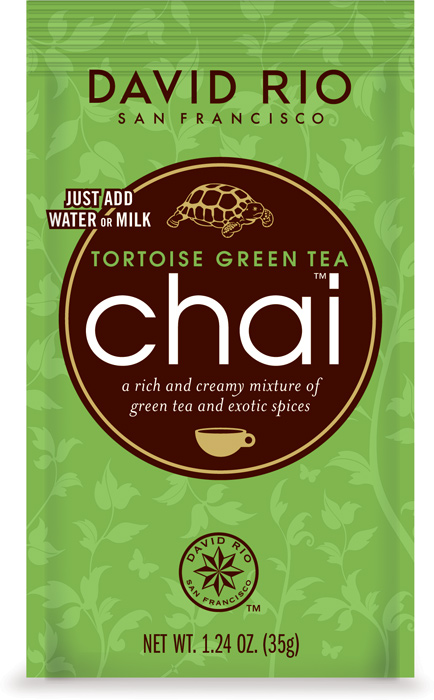 David Rio Tortoise Green Chai Sachets