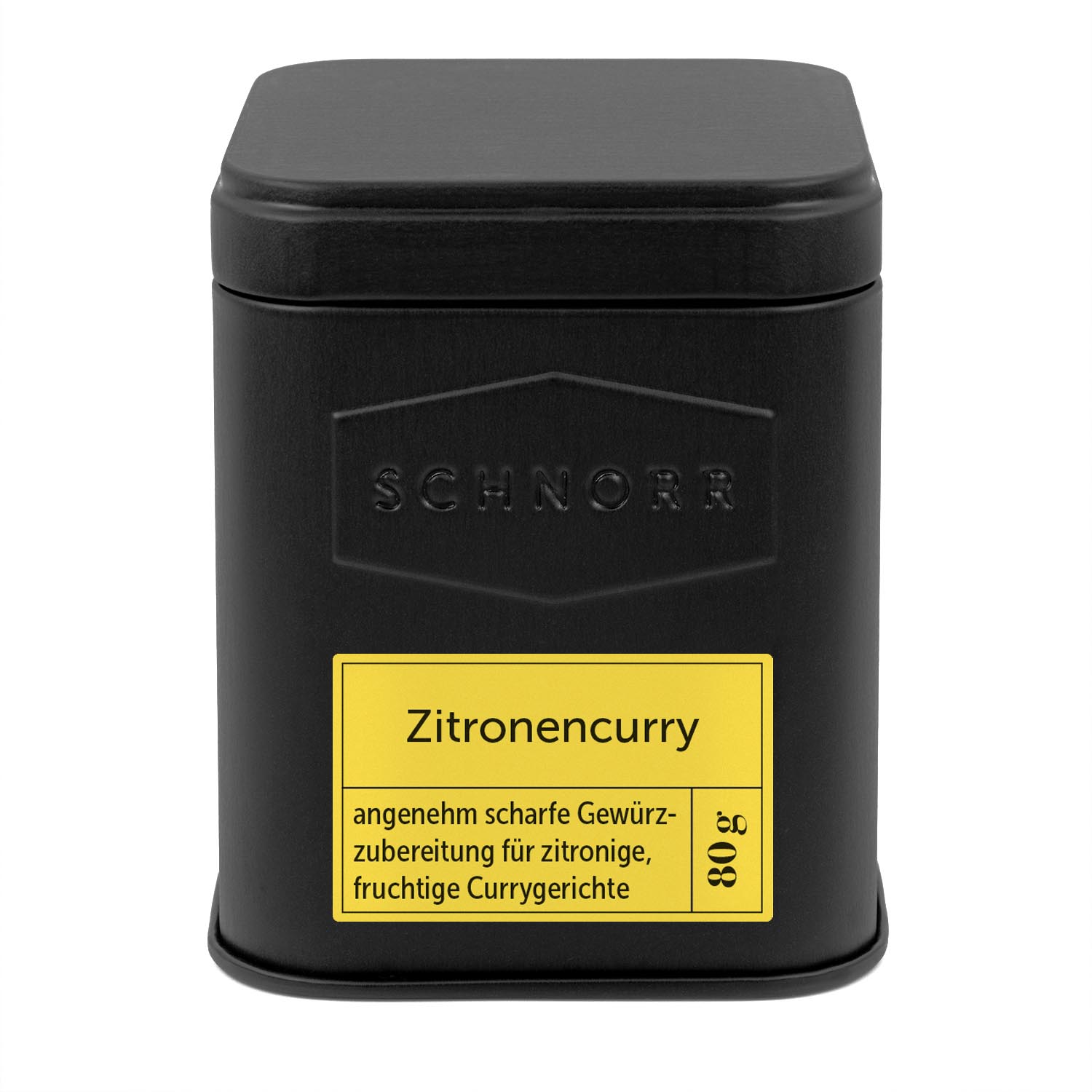 Zitronencurry Dose