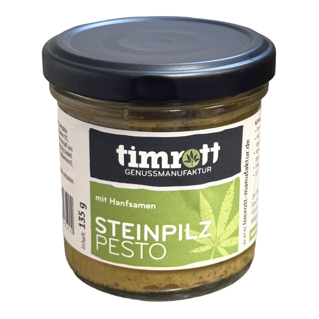 Steinpilzpesto mit Hanf