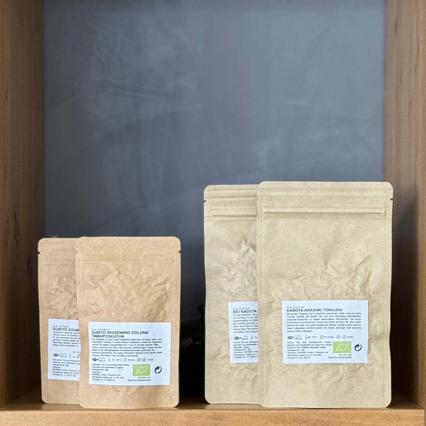 Bio Japantee Probierset Suikyo & Kadota (4 Sorten)