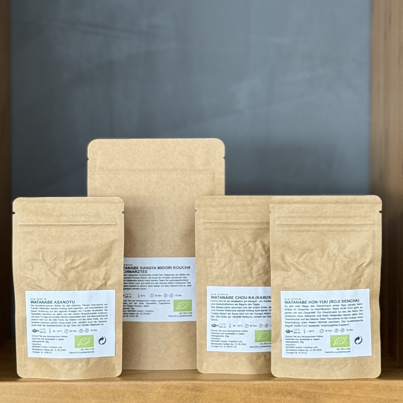 Bio Japantee Probierset Watanabe (4 Sorten)