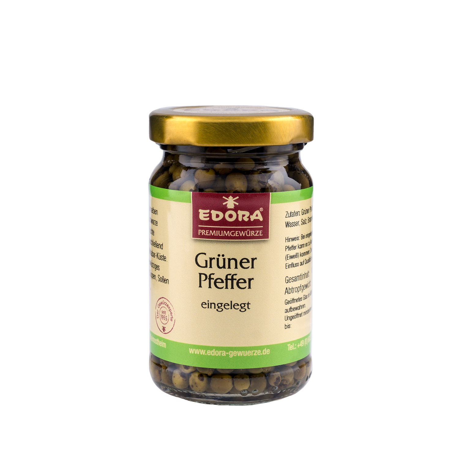Grüner Pfeffer im Aufguss