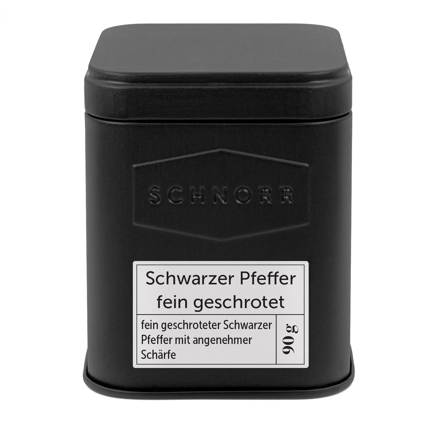 Schwarzer Pfeffer fein geschrotet Dose