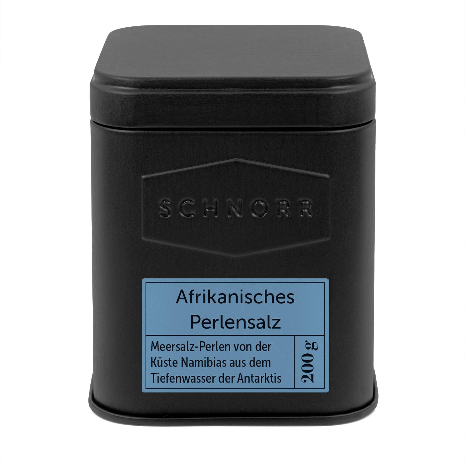 Afrikanisches Perlensalz Dose