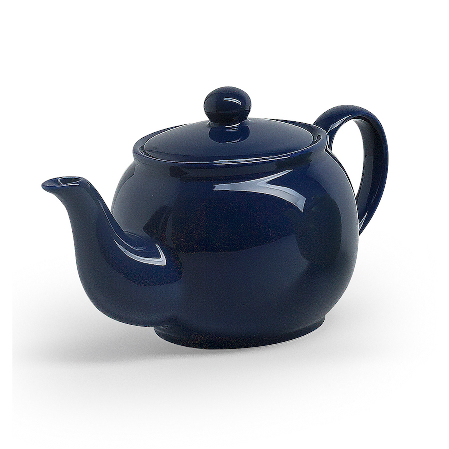 Teekanne Louise, Porzellan, blau, 1,5 l