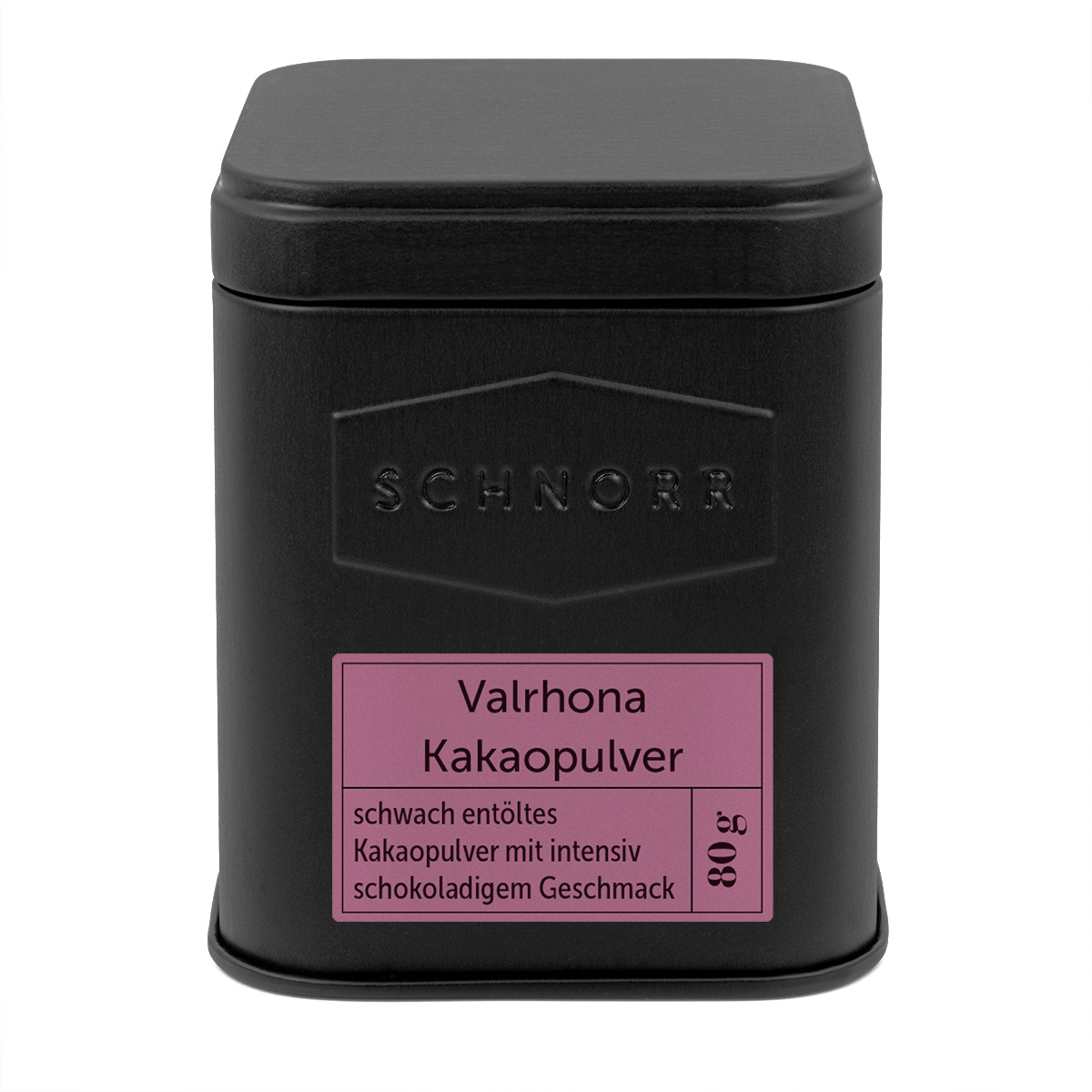 Valrhona-Kakaopulver-Dose Valrhona Kakaopulver