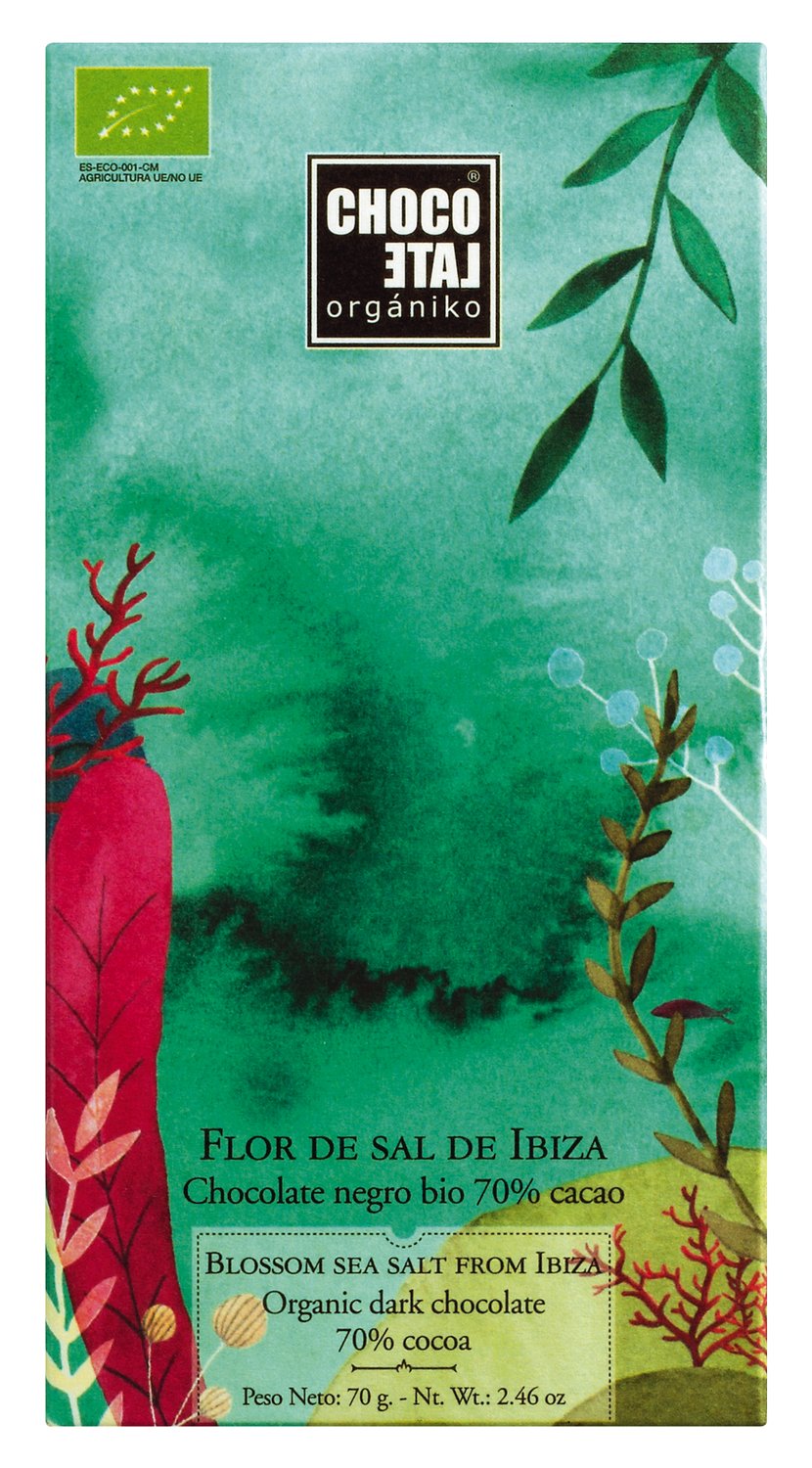 Bio Dark Chocolate 70 % Cocoa Fleur de Sel