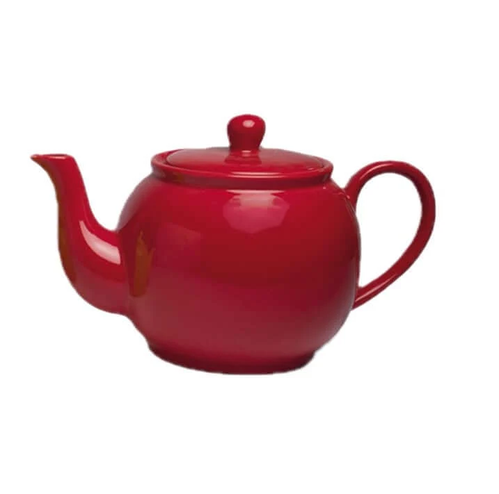 *Teekanne Louise, Porzellan, rot, 0,5 l
