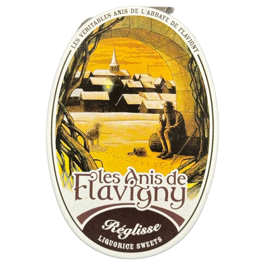 Lakrize-Bonbons mit Aniskorn aus Flavigny Lakrize-Bonbons mit Aniskorn aus Flavigny