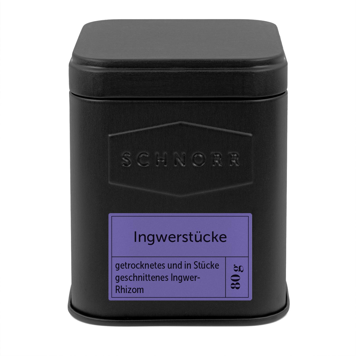 Ingwerstücke Dose