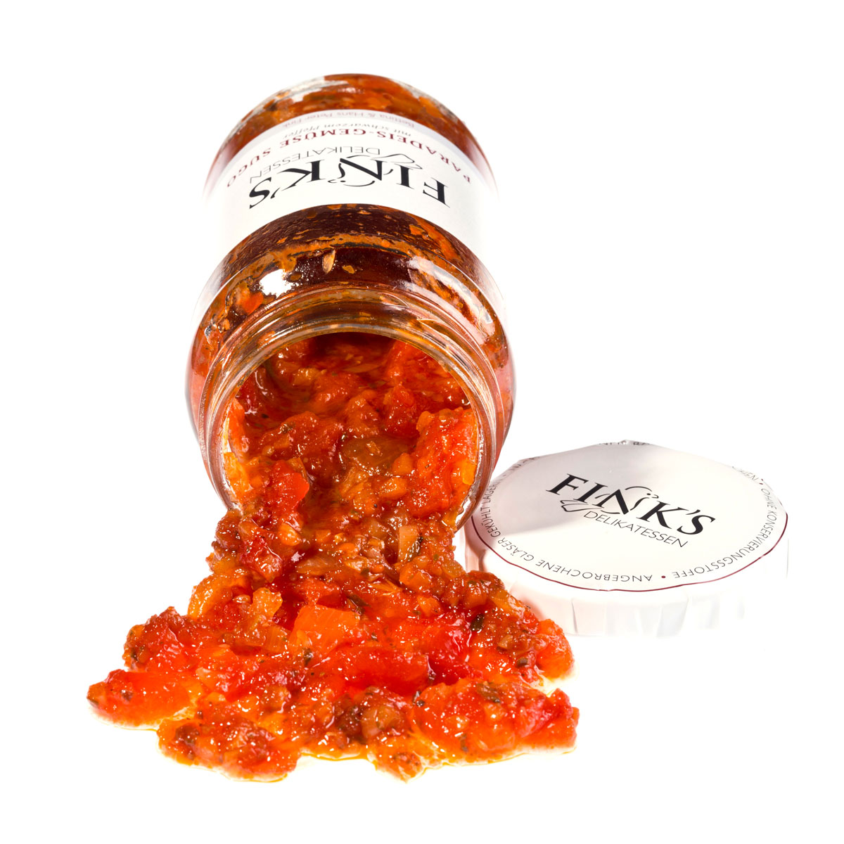 Fink's Paradeis (Tomaten) Gemüse Sugo - mit schwarzem Pfeffer