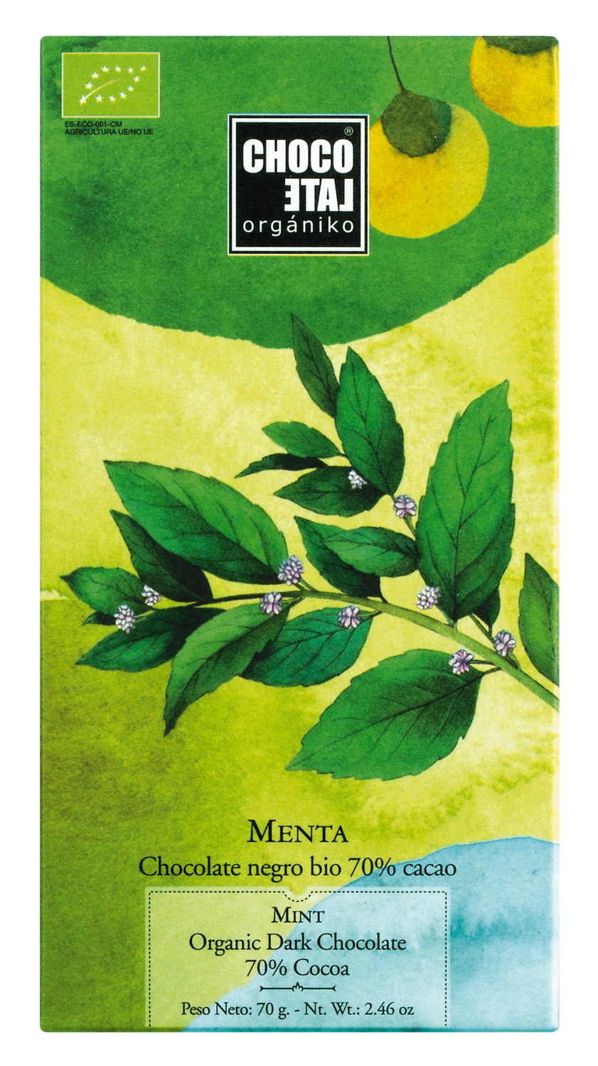 Bio Dark Chocolate 70 % Cocoa with Mint