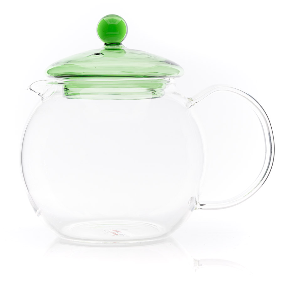 Teekanne Fabi, mit Filter smaragd, 0,7 l Glas