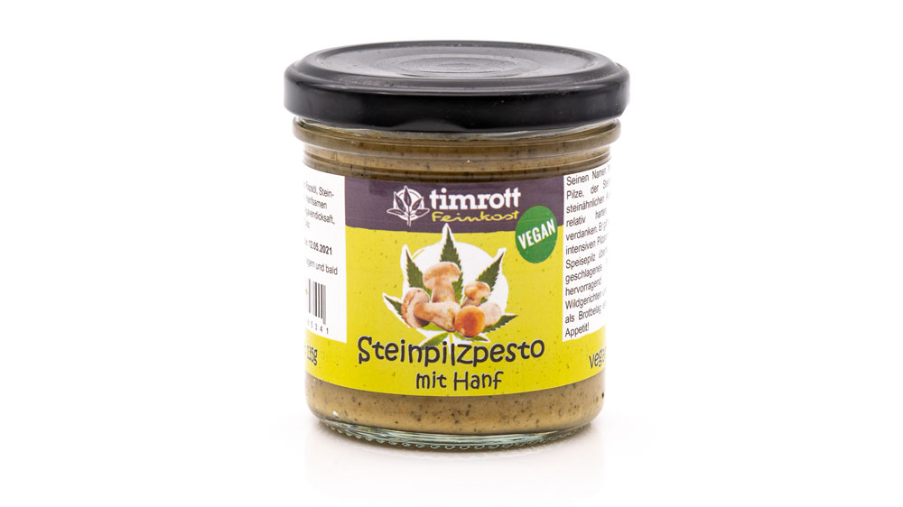 Steinpilzpesto mit Hanf