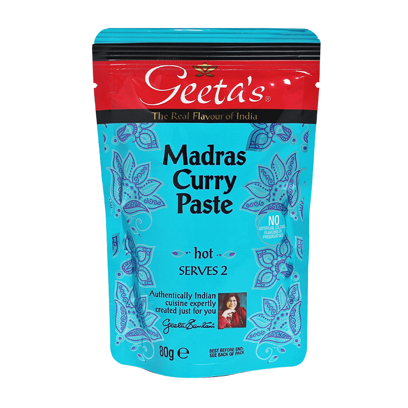 Geeta's Madras Curry Paste - hot