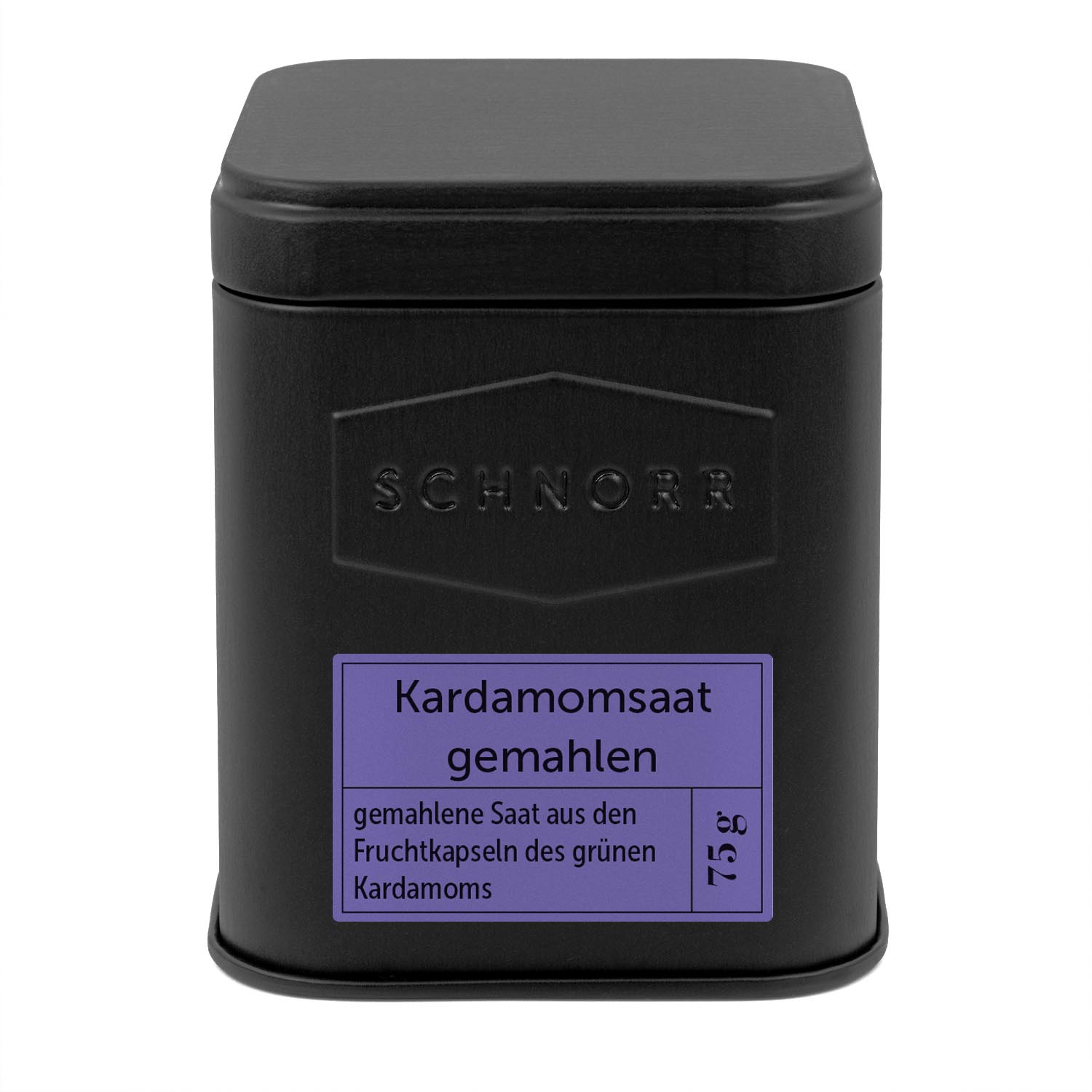 Kardamomsaat gemahlen Dose
