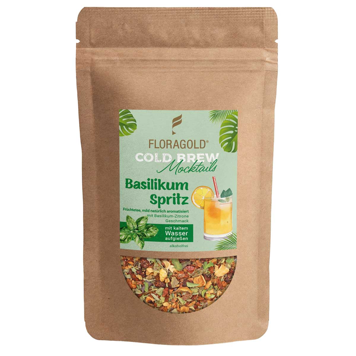 Cold Brew Basilikum Spritz