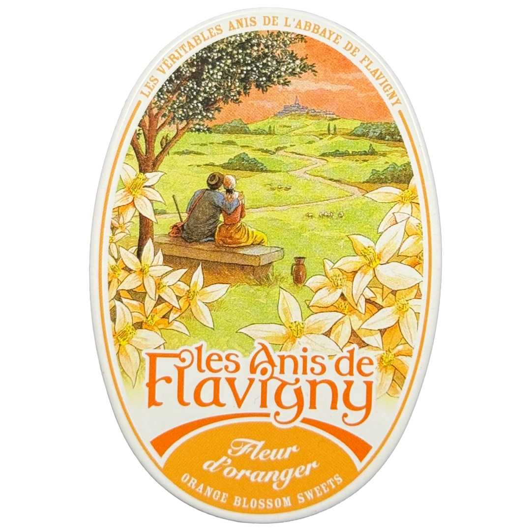 Orangenblüten-Bonbons mit Aniskorn aus Flavigny Orangenblüten-Bonbons mit Aniskorn aus Flavigny