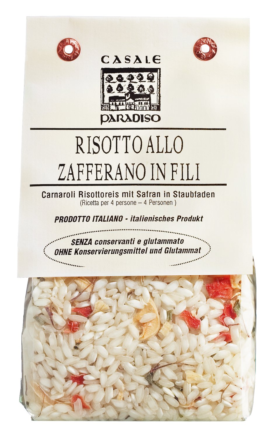 Risotto Reis mit Safranfäden