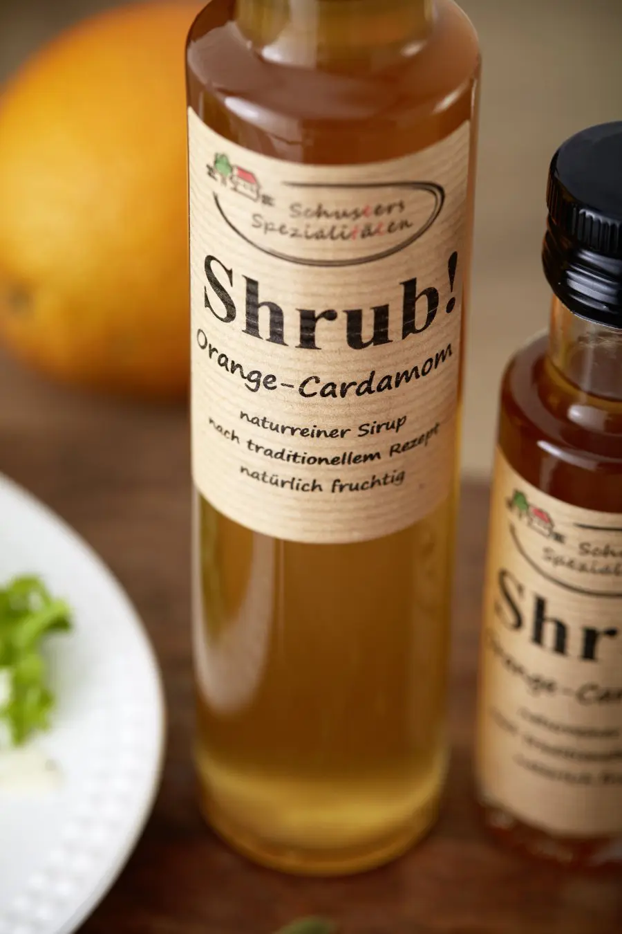 Orange-Kardamom Shrub