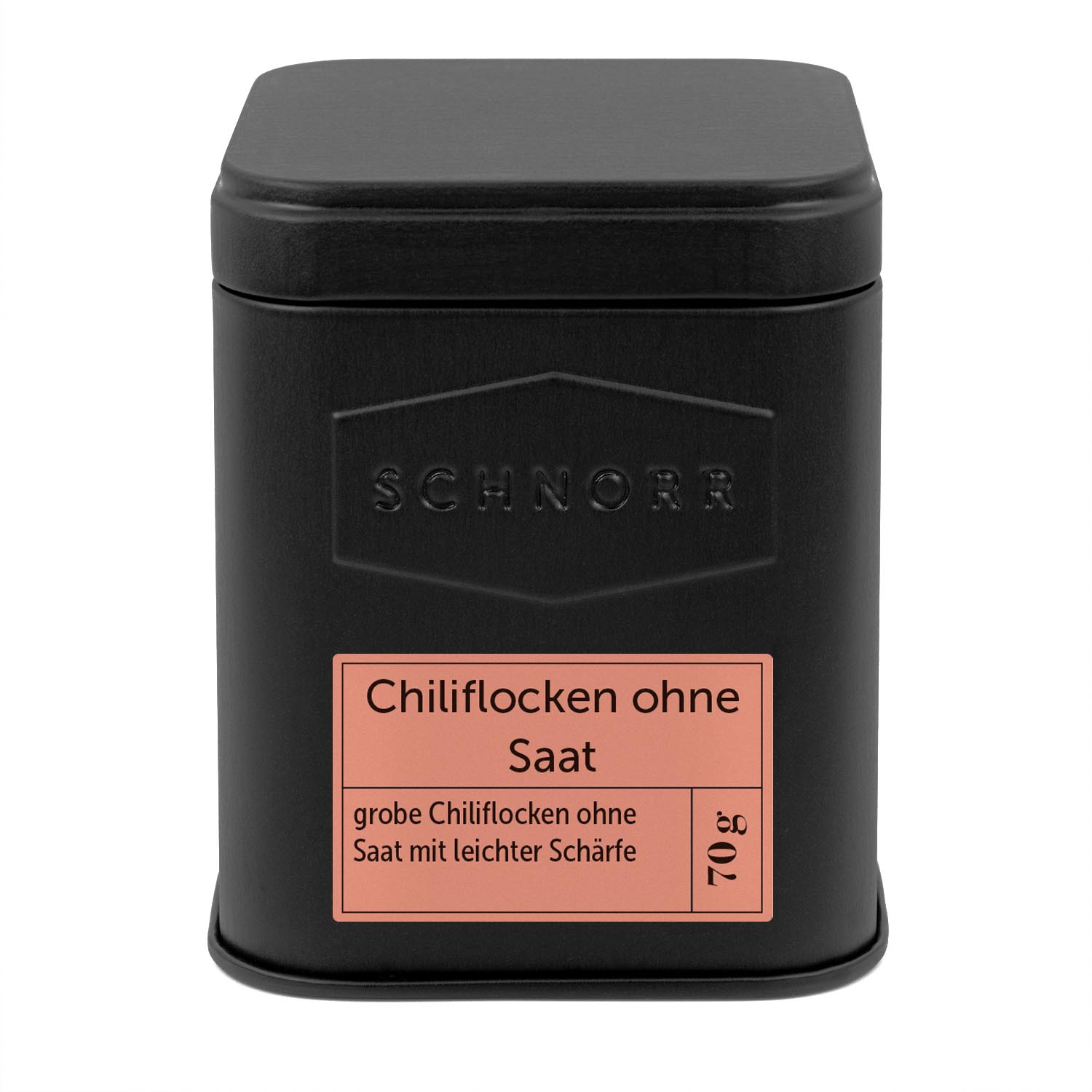 Chiliflocken ohne Saat Dose