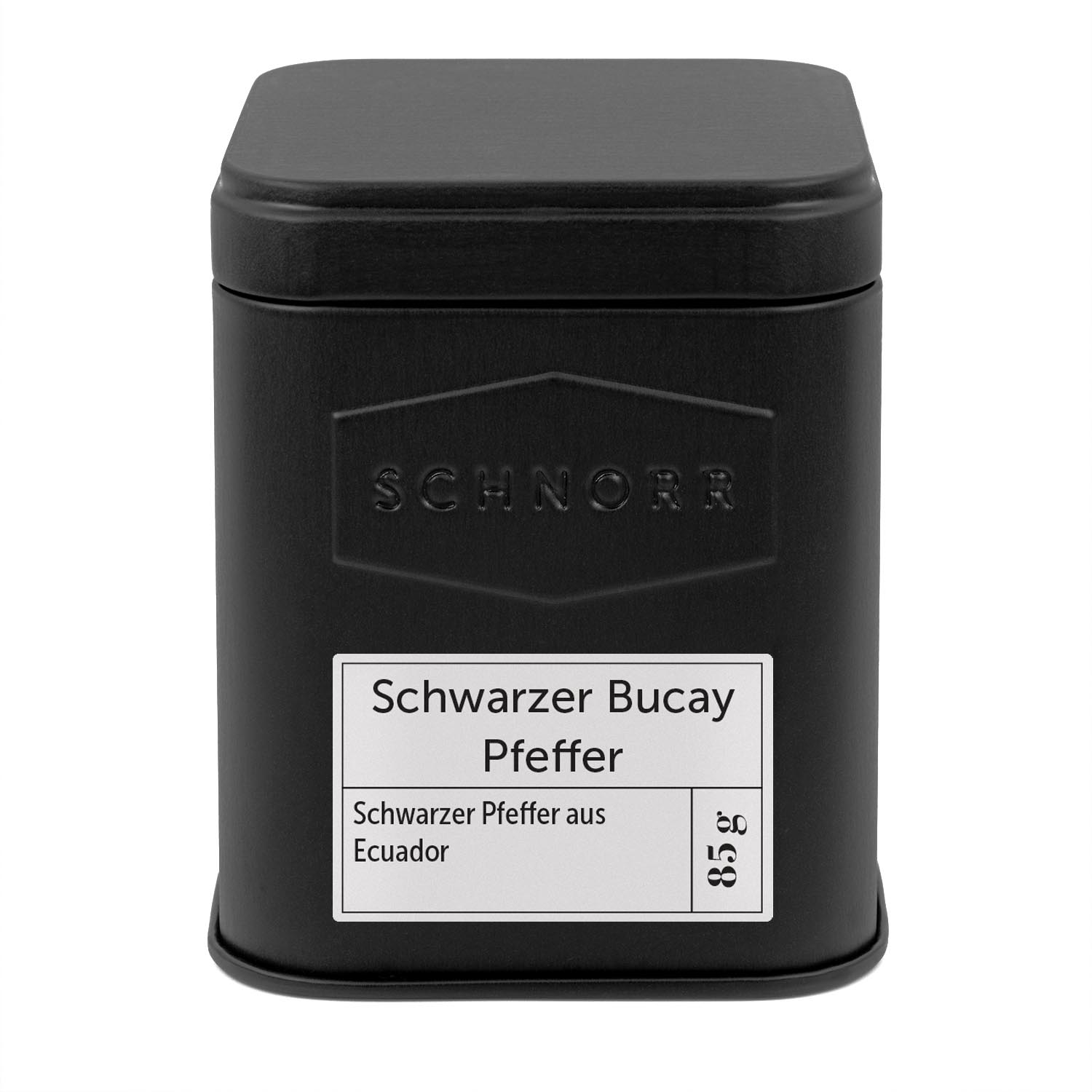 Schwarzer Bucay Pfeffer Dose