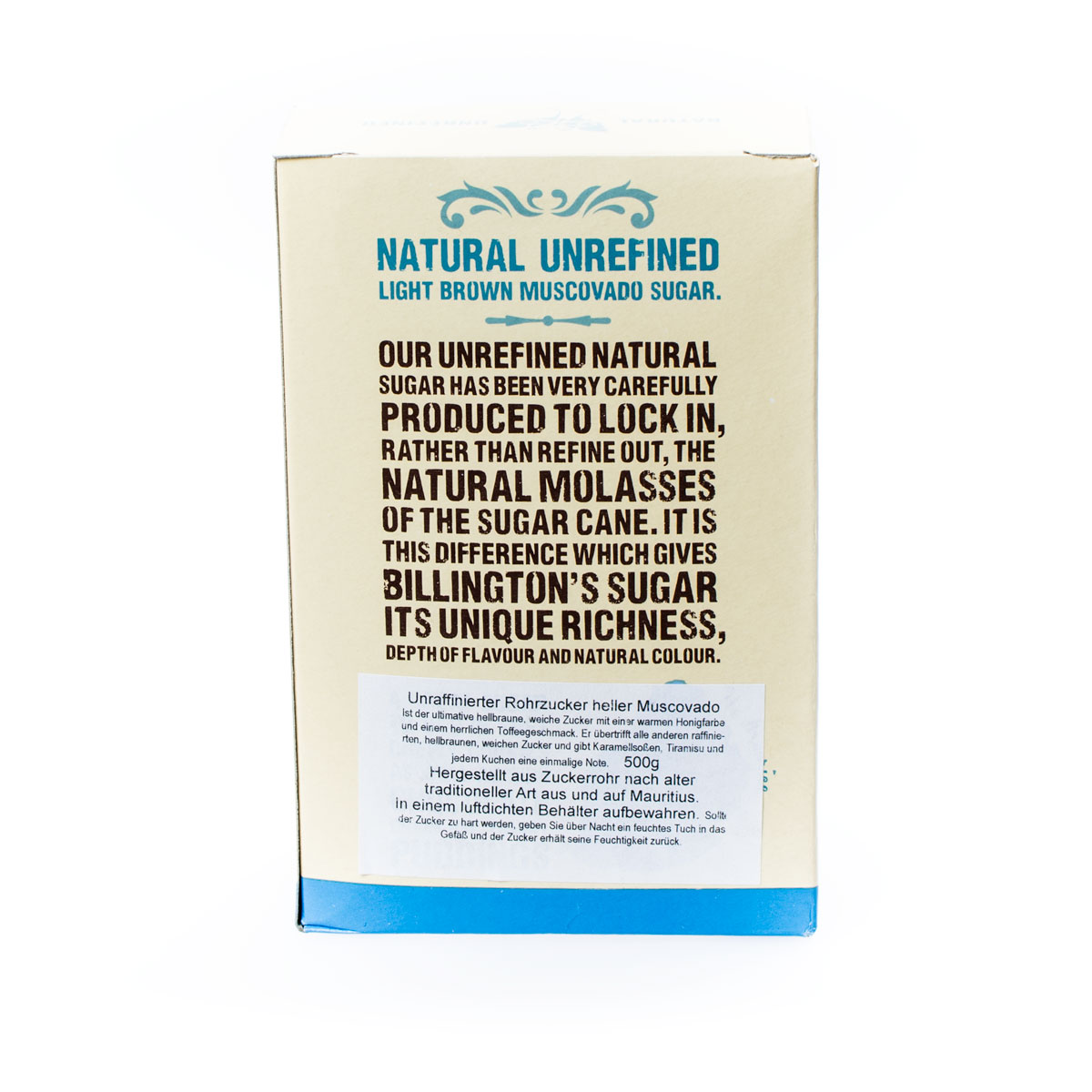 Muscovado_Ligh_back Billington's Muscovado Rohrzucker light