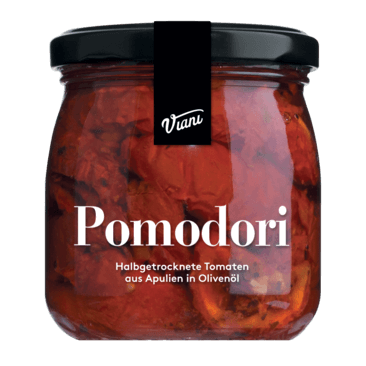 Pomodori - halbgetrocknete Tomaten aus Apulien mit Olivenöl