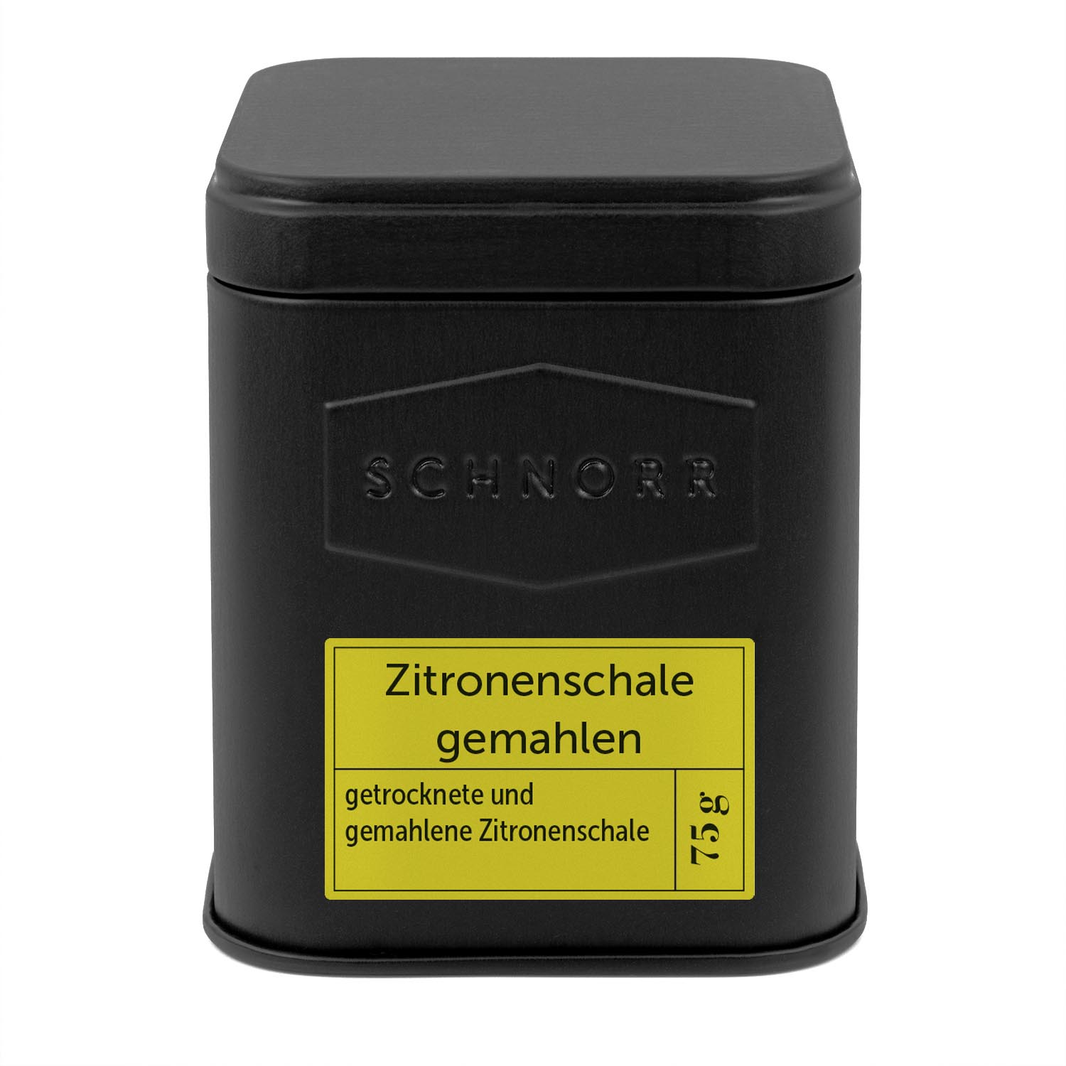 Zitronenschale gemahlen Dose