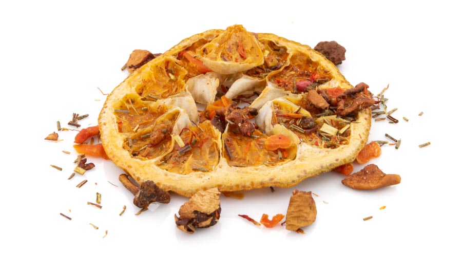 Feuriges Mandarinchen Früchteteee