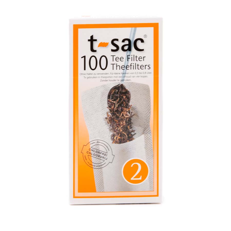 Tassen-Teefilter Gr. 2 t-sac, 100 Stück