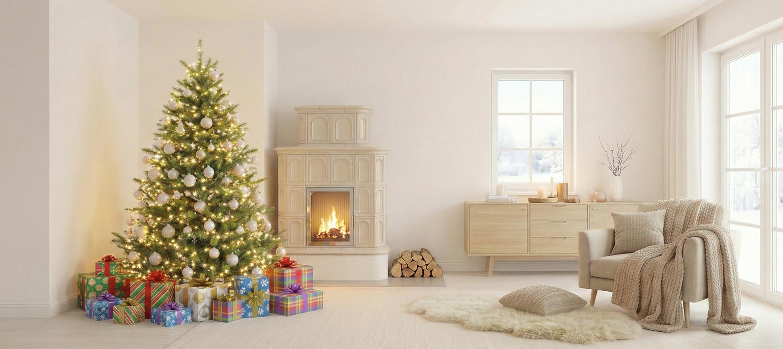 Verschenken-Weihnachten-Banner-T-s