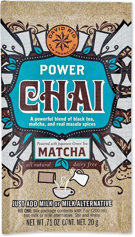 David Rio Power Chai Matcha Sachets