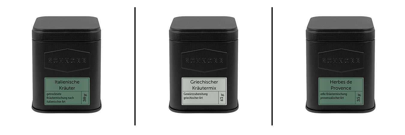 Schnorrs Kräuter - Gewürzset