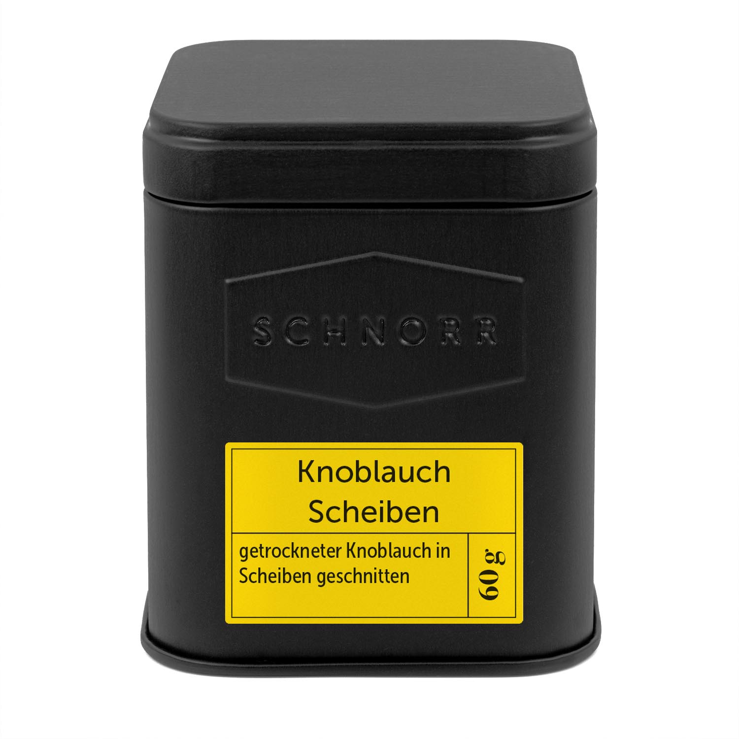 Knoblauch Scheiben Dose