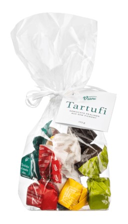 Tartufi dolci misti - Schokoladentrüffelmischung, sechs verschiedene Sorten