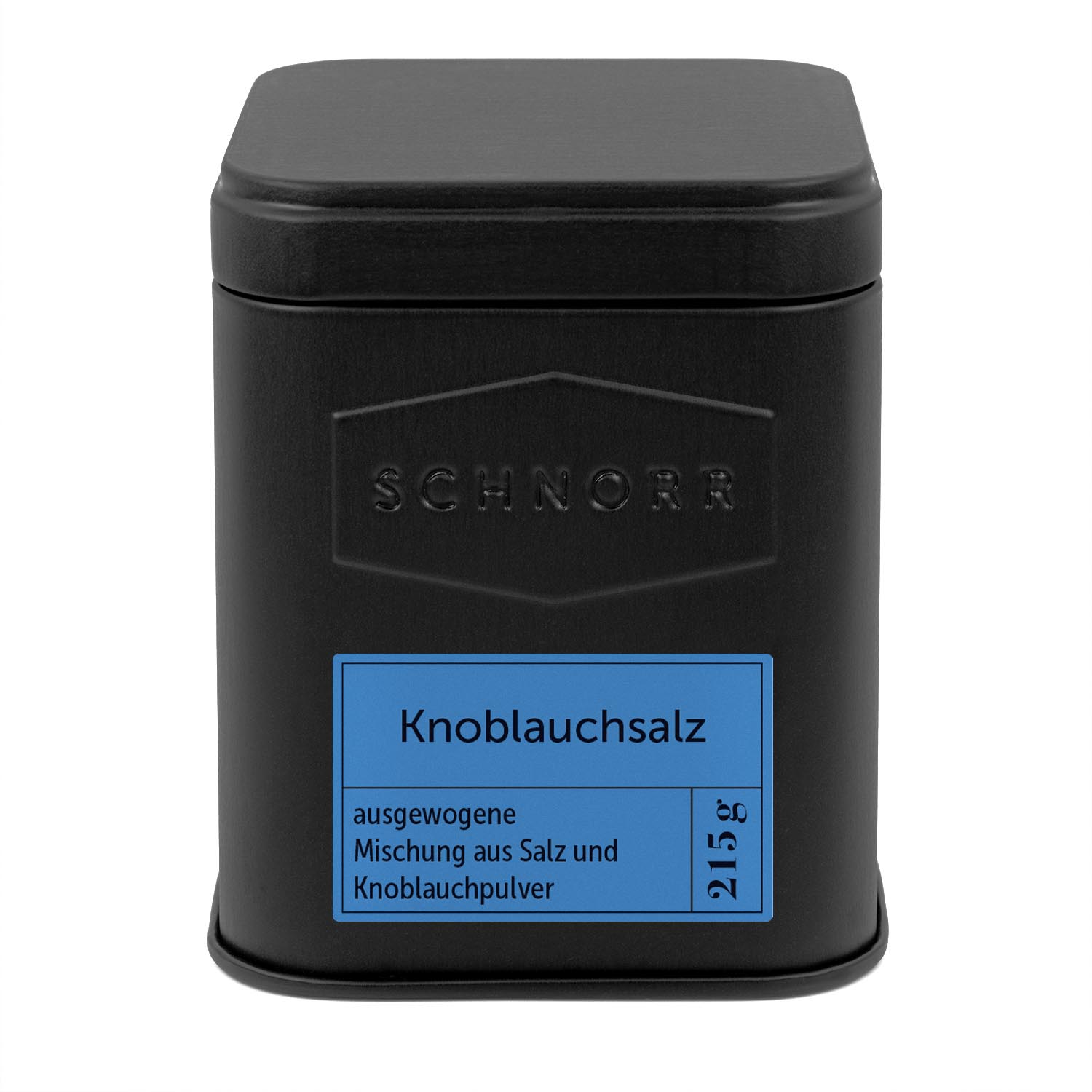 Knoblauchsalz Dose