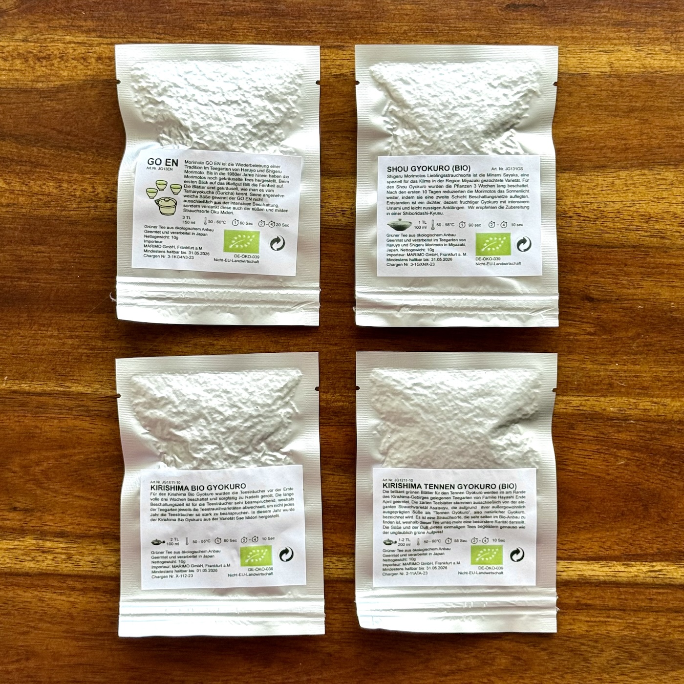 Bio Japantee Probierset Premium (4 Sorten)