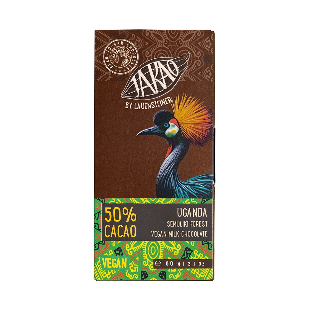 Bio Uganda 50% Bean to bar Schokolade vegan - JAKAO