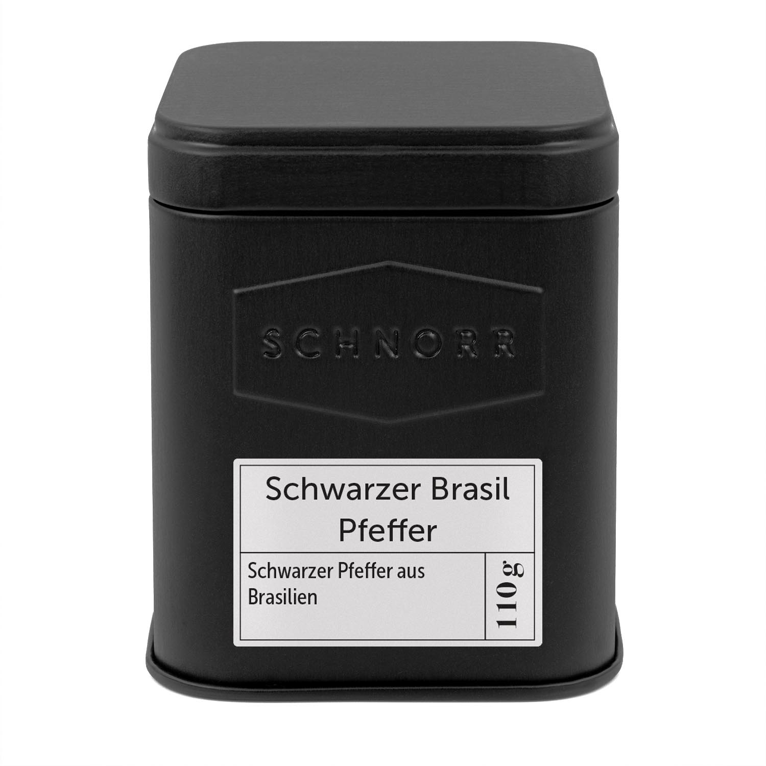 Schwarzer Brasil Pfeffer Dose