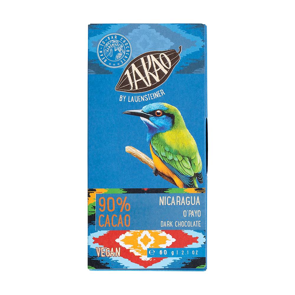 Bio Nicaragua 90% Bean to bar Dunkle Schokolade - JAKAO