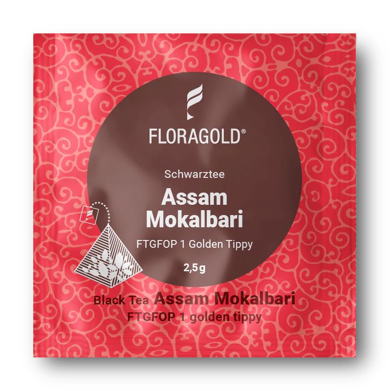 Mokalbarie Assam Schwarztee im Pyramidenbeutel (15 x 2,5 g)