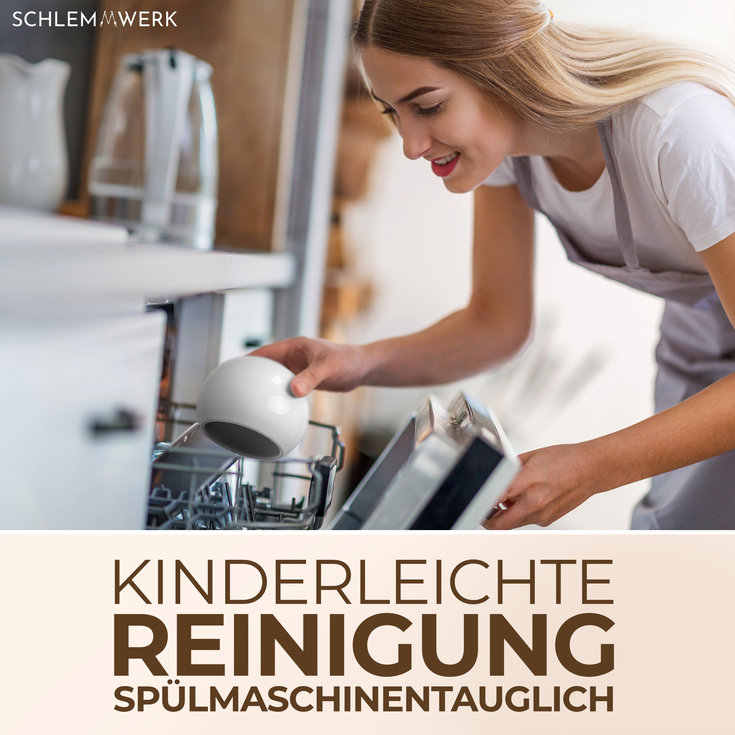 Premium Keramikmörser-Set mit Bambussockel